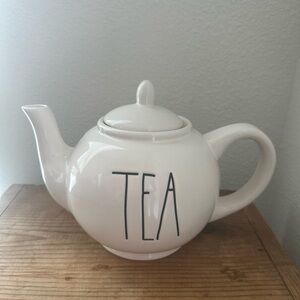 Rae Dunn White Ceramic Teapot